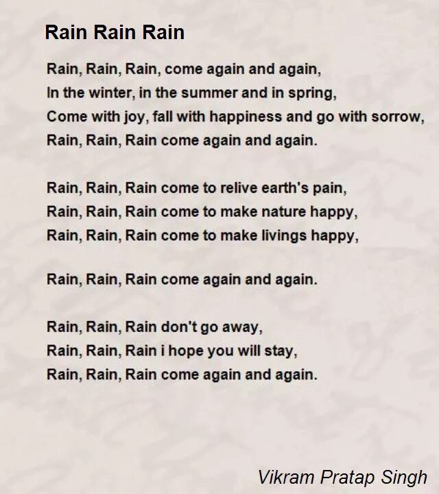 Английская песня дождь. Стихи про дождь на английском языке. Стишок на английском про дождь. Rain poem. Rain Rain poem.