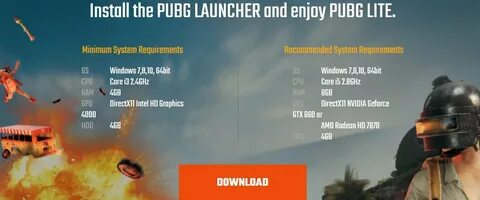 Pubg системные требования