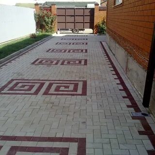 Как красиво уложить тротуарную плитку