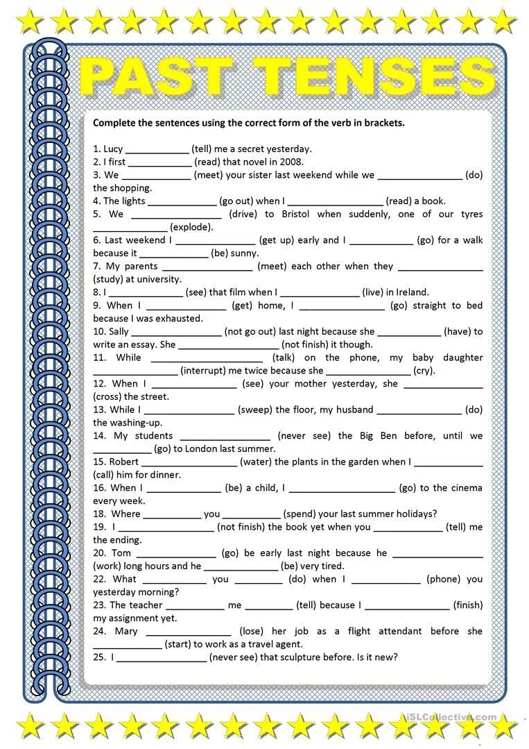 She be late for work because. Past Tenses Review. All past Tenses упражнения. Mixed Tenses упражнения. Past Tenses exercises.