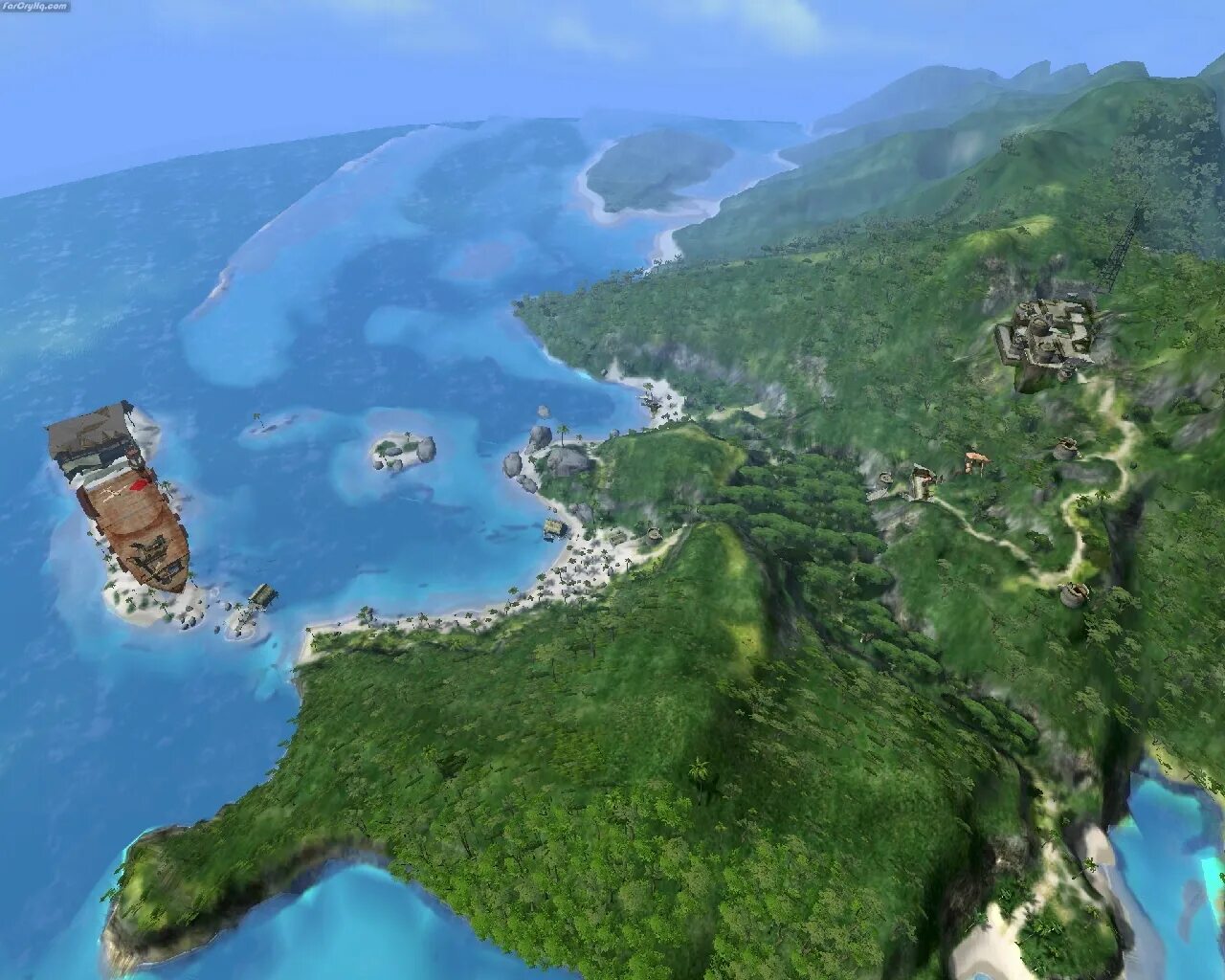 Ntr island. Рук Айленд остров фар край. Far Cry 3 остров. Far Cry 1 остров. Рук Айленд фар край 3.