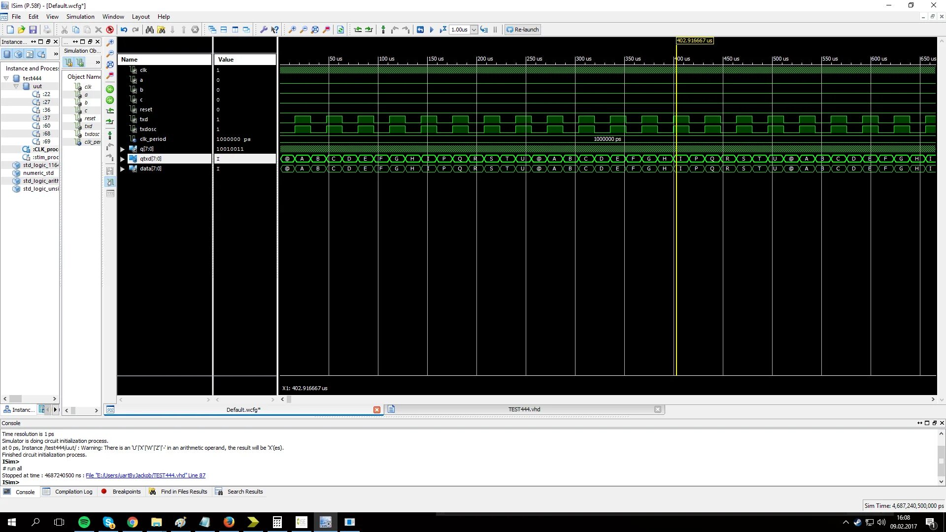 UART VHDL. VHDL Xilinx. VHDL разрешение. Описание сигналов VHDL.