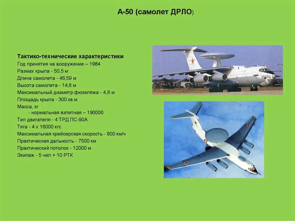 Самолет дрло а 50 сколько в россии. А-50 самолёт. А50 самолет характеристики. Виды самолетов ДРЛО. Боевые возможности самолета ДРЛО Е-3.