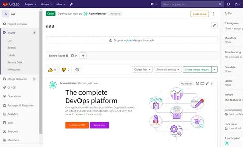 Gitlab projects