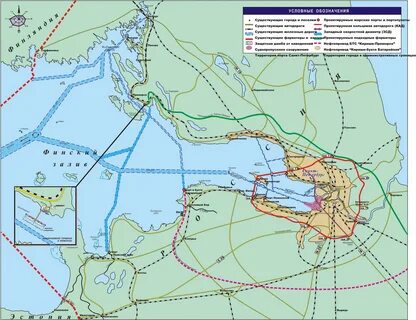 Морская карта спб
