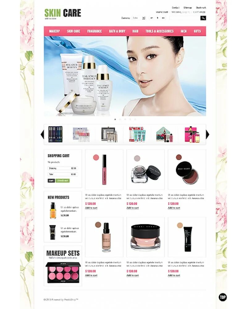 макет сайта косметики. приложение косметики. приложение интернет магазина косметики. интернет магазин косметики ua. макет сайта косметики.