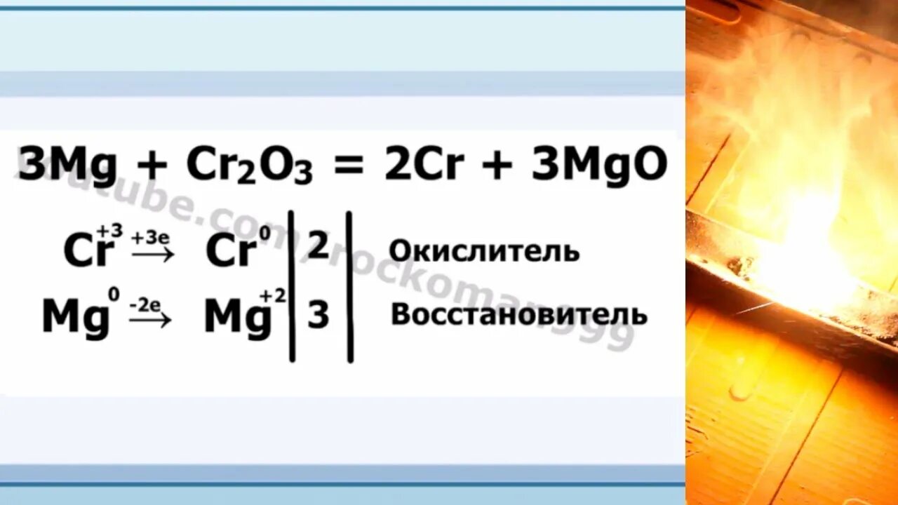 Mg mgo окислительно восстановительная реакция. MG O MGO электронный баланс. MG+cr2o3. Cr03 реакции. Горение хрома в кислороде.