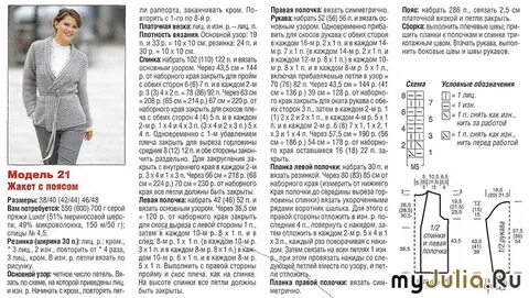 Описание вязаного жакета спицами для женщин