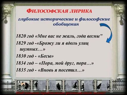 Мотивы лирики пушкина