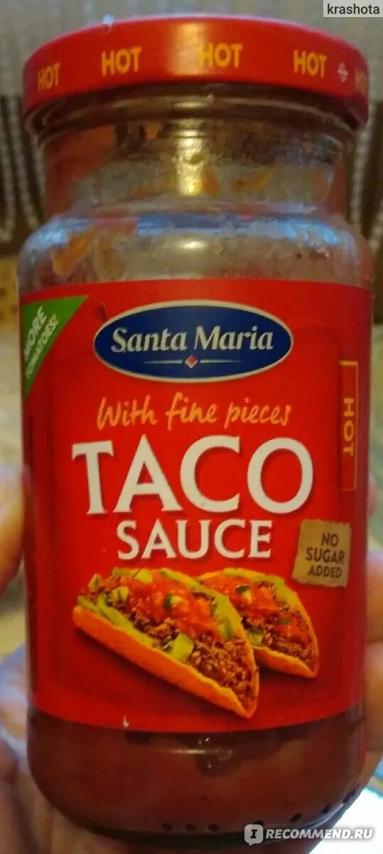Соус для Такос. Соус Santa Maria Taco hot, 230 г.