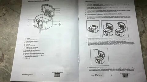 Gfgril мини печь инструкция