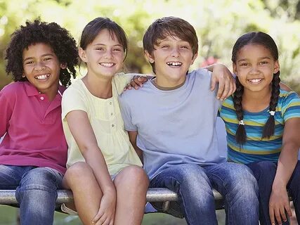 All children together