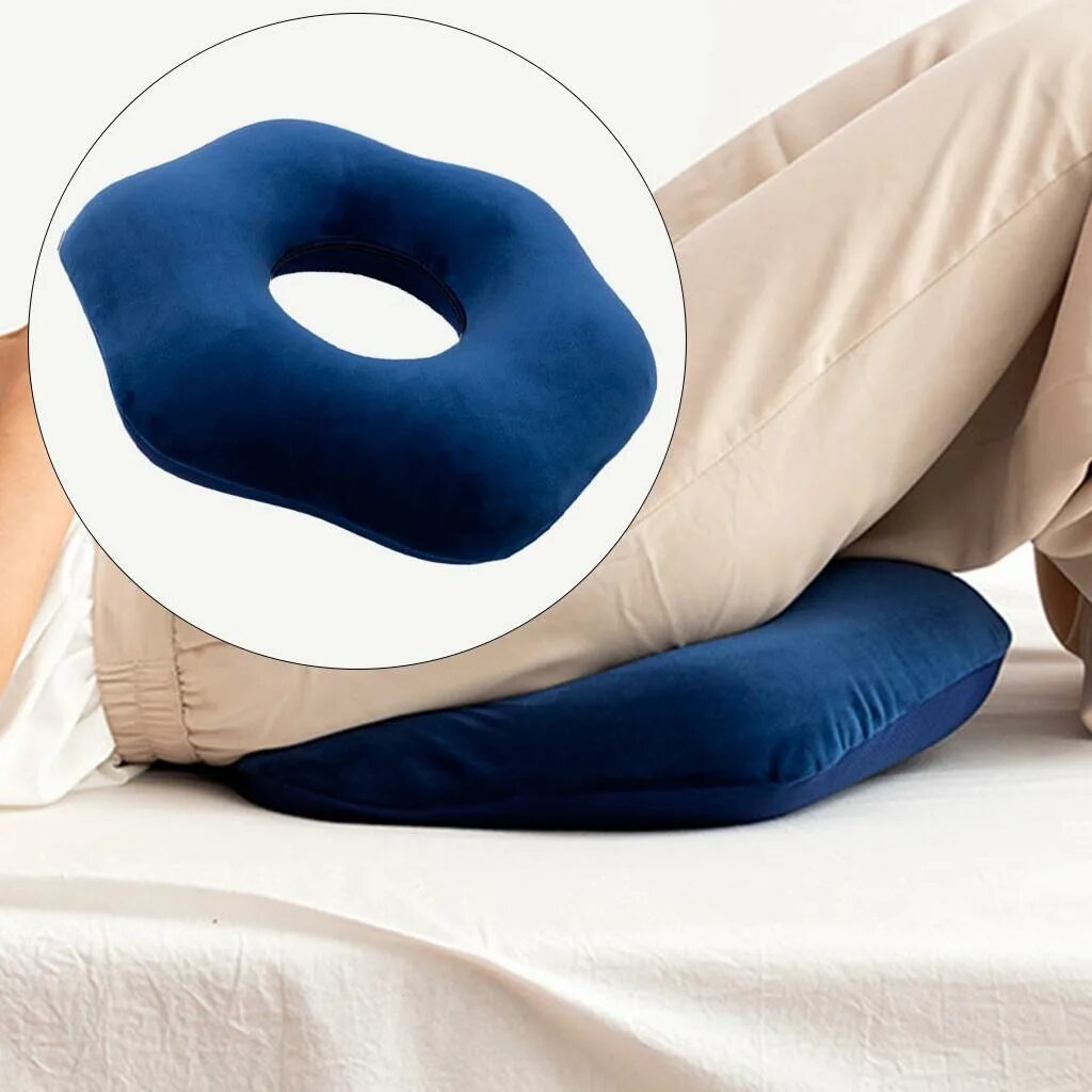 40-42 Tempur подушка Doughnut Cushion. Ортопедическая подушка Round Seat Cushion. Подушка послеродовая для сидения. Подушка с памятью. Подушка от геморроя купить