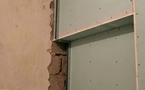 Неровный гипсокартон