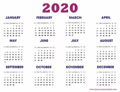 2020 год число дней
