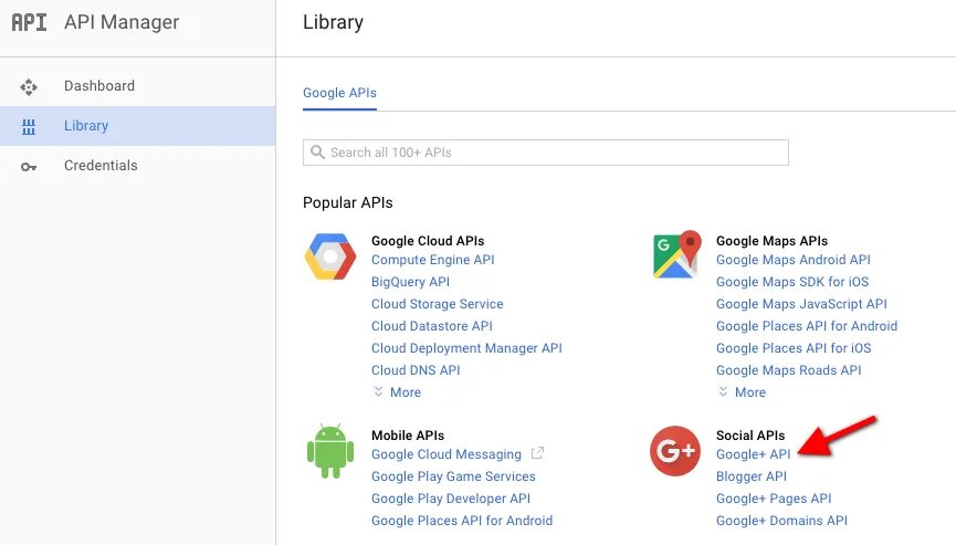 Google apis services