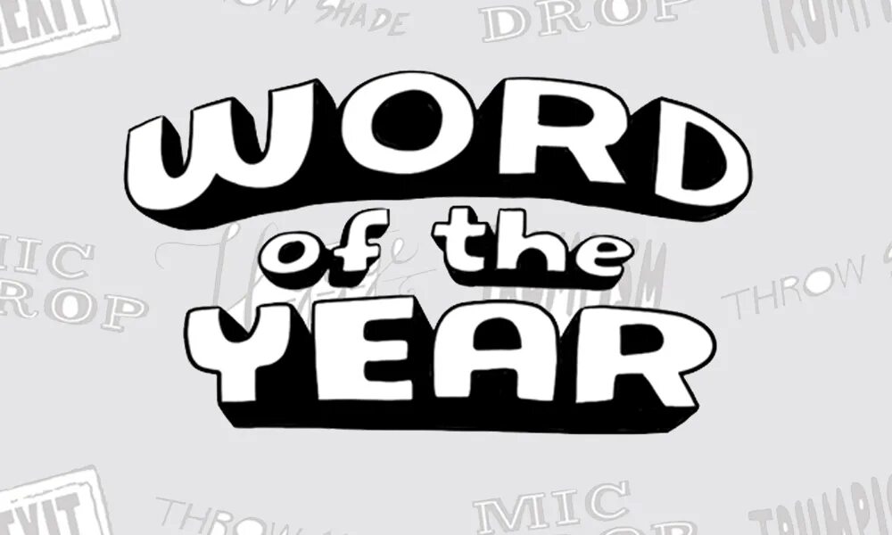 The year is. Year word. word.