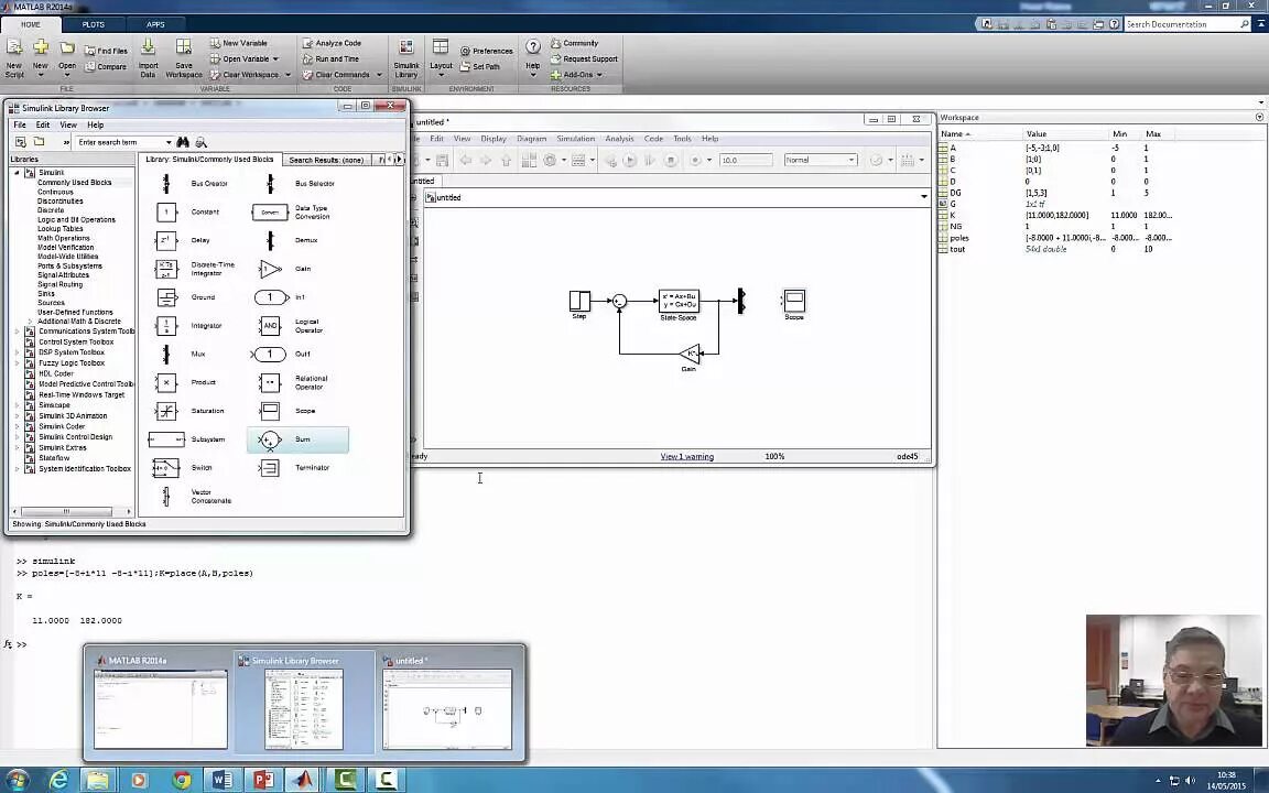 Step matlab. Simulink matlab примеры. матлаб пространство состояний симулинк. state space matlab simulink. simulink control design.