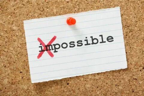 But it possible