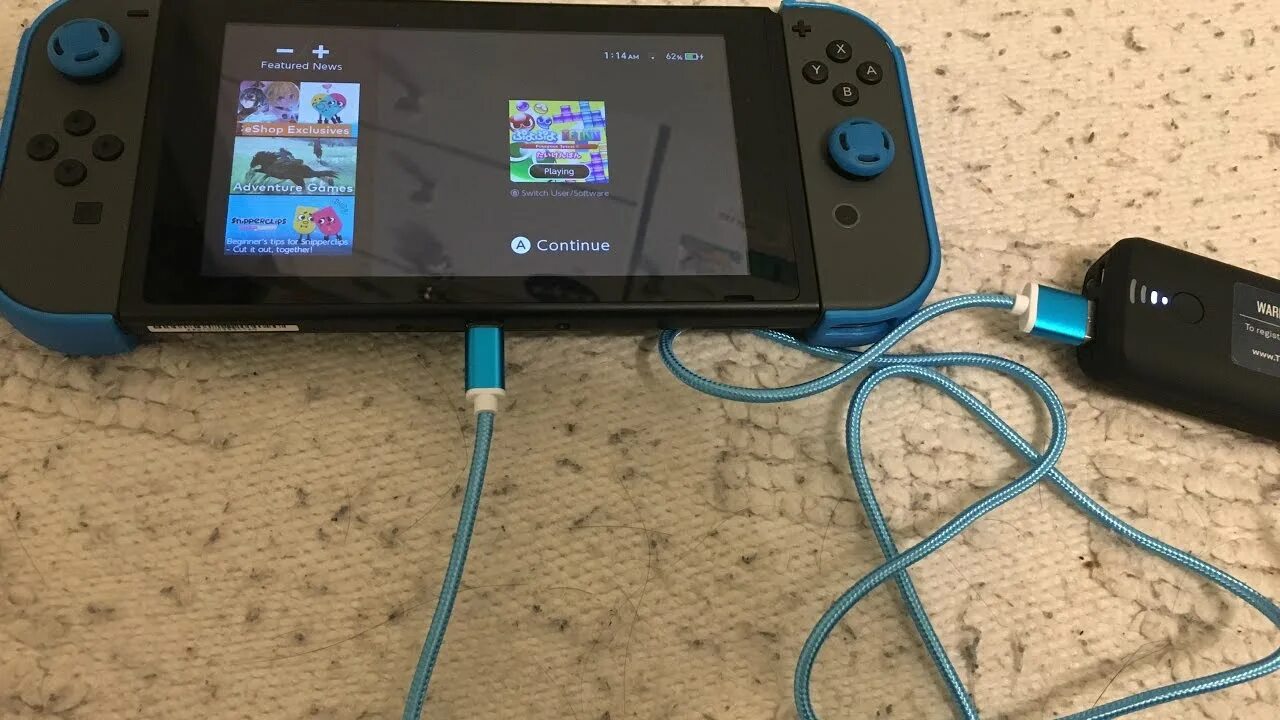 Nintendo switch usb