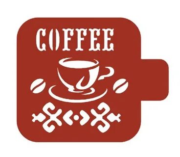 Трафарет М9Кх-011 &quot;Coffee&quot; Event Design, 9х9 см 