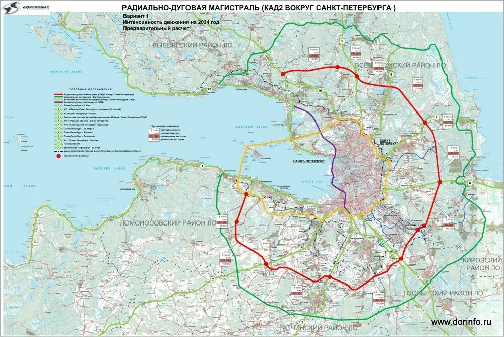 Кольцевая дорога вокруг санкт петербург. Кольцевая автомобильная дорога вокруг Санкт-Петербурга. КАД-2 Санкт-Петербург схема. Кольцевая дорога 2 вокруг Санкт-Петербурга. Радиально дуговая магистраль КАД 2.
