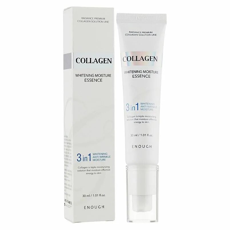 Эссенция коллагена. Enough Collagen Whitening Moisture Eye Cream 3 in 1. Осветляющий крем для век с коллагеном enough Collagen 3 in 1 Whitening 30мл. Enough Collagen Whitening Essence (Collagen 3in1 Essence). Крем для век корейский Collagen Whitening Moisture Essence 3в1.