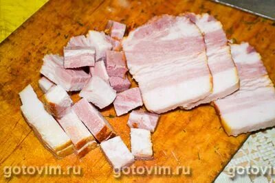 Бекон кубиками