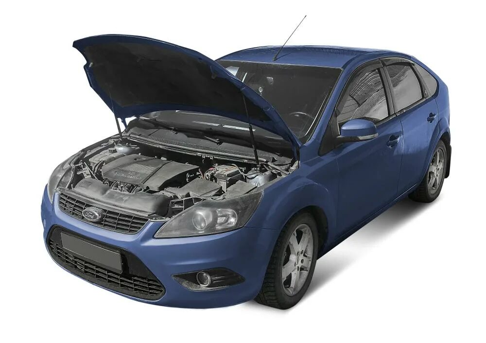 Форд фокус без капота. Капот Форд фокус 2. Ford Focus 2 капот. Открытый капот Форд фокус 2. Газовый упор Форд фокус 2 Рестайлинг.