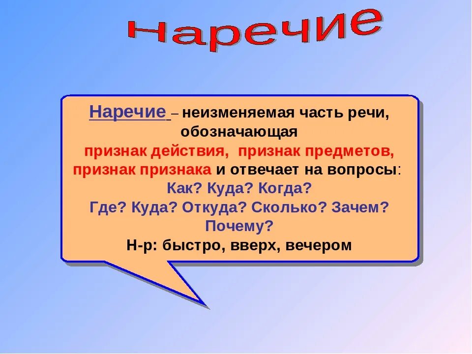 Конспект по русскому языку наречия. Наречие. Наречие презентация. Наречечие как часть речи. Что такое наречие 4 класс русский язык.