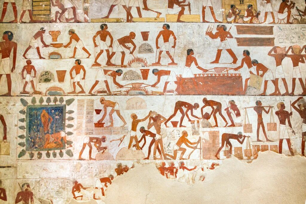 Fill in ancient. Гробничные росписи древнего Египта. Росписи в гробницах древнего Египта. Гробница рехмира фрески. Росписи гробницы рехмира.