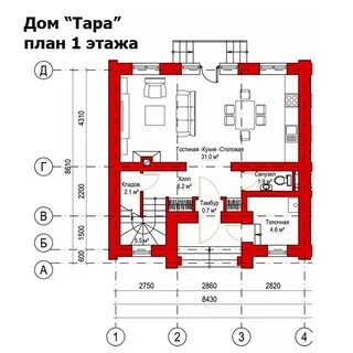Сообщение на 1 этаж