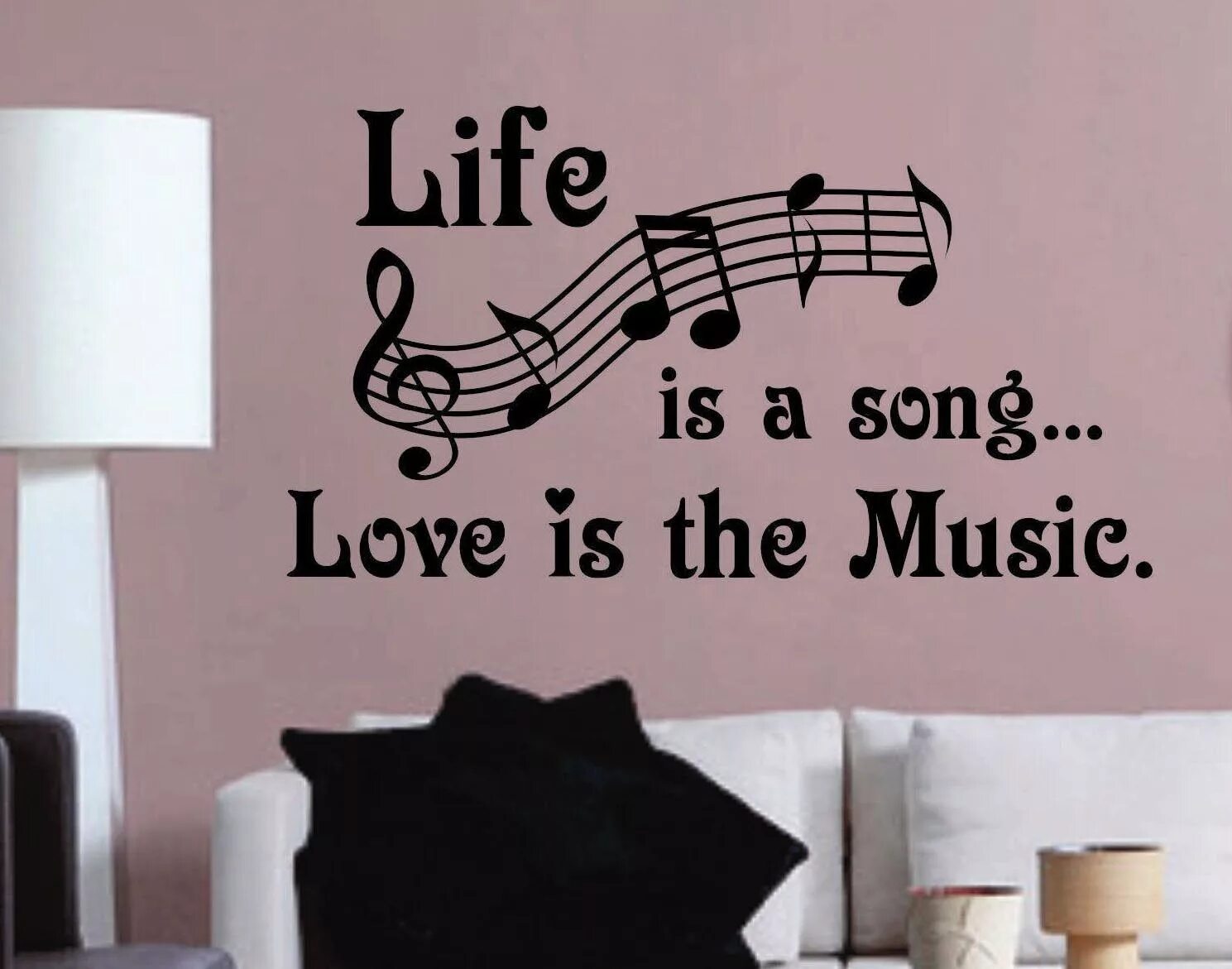 Леттеринг Music. Music is Life. Love is Music. Music is my Life надпись.