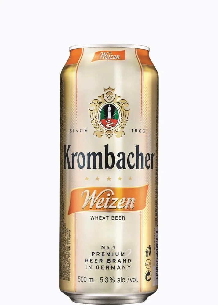 Импортное пиво купить. Пиво светлое Krombacher Weizen 0.5 л. Krombacher Weizen жб. Кромбахер пиво Германии. Пиво импортное Krombacher Hell светлое 0,5л ж/б.