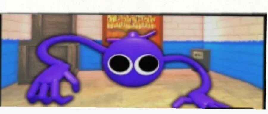 Радужные друзья фиолетовый монстр. Фиолетовый из радужных друзей. Фиолетовый радужный друг монстры. Как выглядит фиолетовый друг. Радужные друзья роблокс фиолетовый.