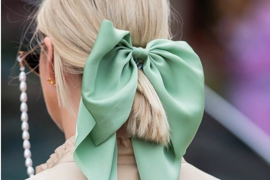 Бант диор. Повязка на голову. Как носить бант. Длинная резинка для волос. Лента для волос.