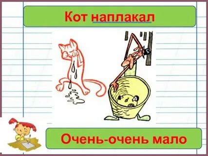 Фразеологизмы 3 класс кот наплакал