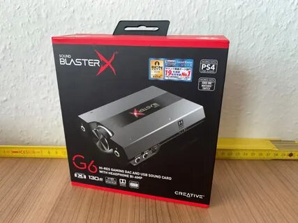 Creative sound blasterx g6