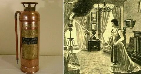 Когда были изготовлены первые огнетушители