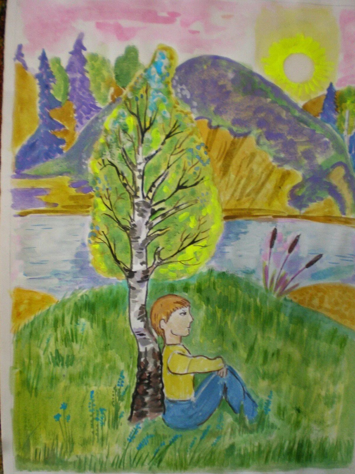 Рисунки. Рисунок на тему природа. Природа рисунок для детей. Рисунок на тему природа родного края. Конкурс родные любимые