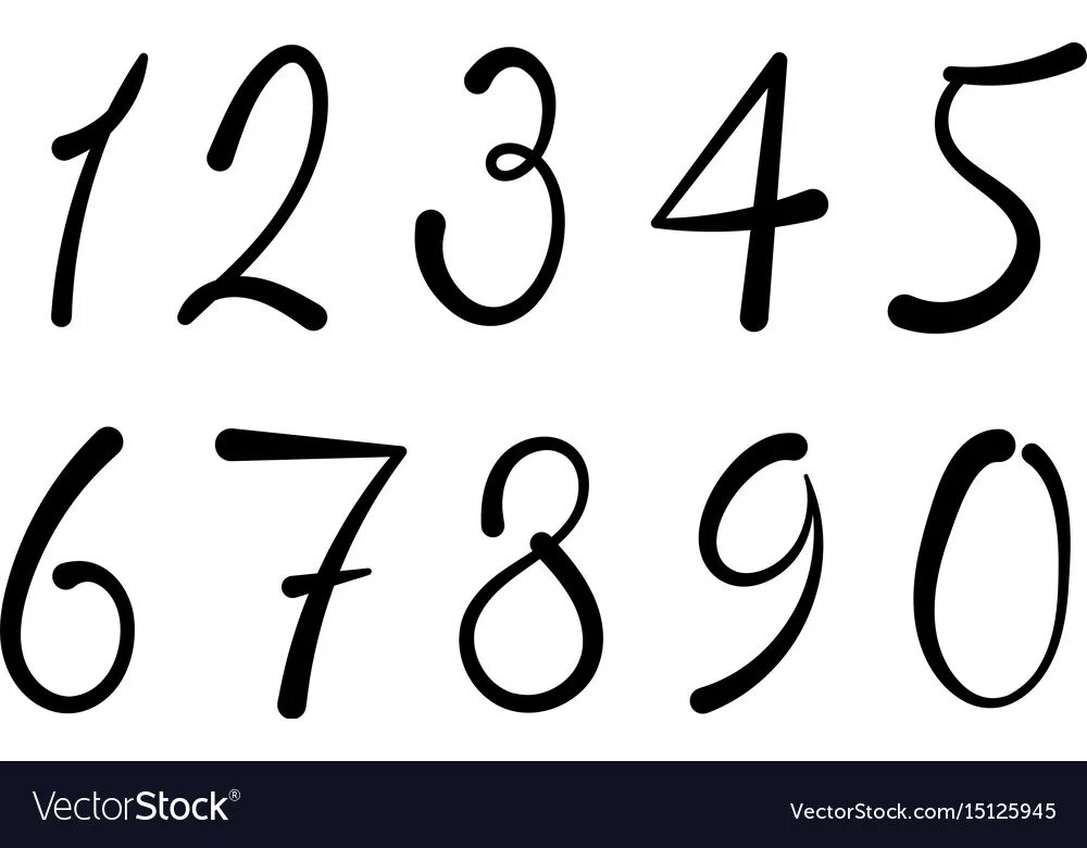 Арабские цифры. Арабские цифры красивым шрифтом. Рукописные цифры. Арабские цифры от 1 до 10. Какая именно цифра