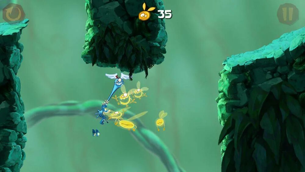 Rayman jungle run на андроид. Rayman jungle run на xbox 360. rayman jungle run скрины. птица босс картинка rayman jungle run. как прыгать высоко в игре рейман.