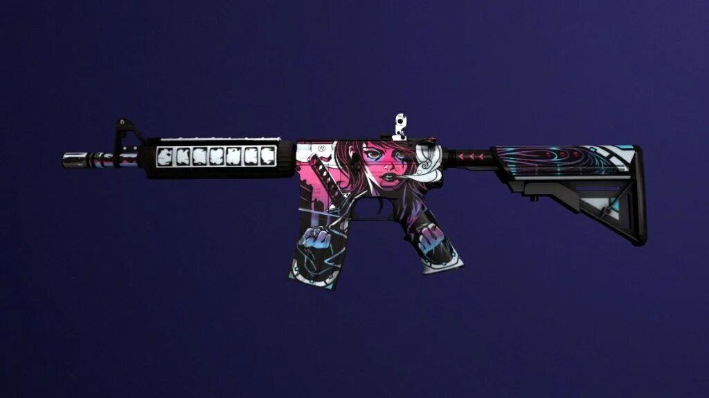 М4а4 неонуар. M4a4 neo-noir. нео нуар м4а4. m4a4 neo-noir fn. m4a4 неонуар поношенное.