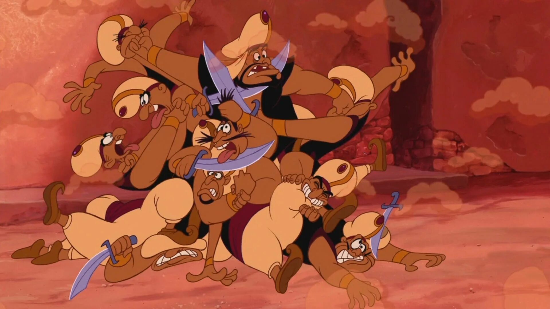 Жасмин принцесса аграбы. Аладдин 1992 джинн торговец. Мультик аладин охраник. Алладин мультфильм. Аладдин и его брат.