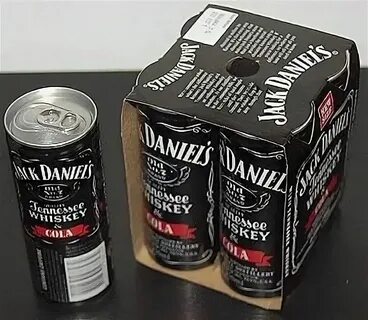 Банка колы с банкой джек дэниэлс