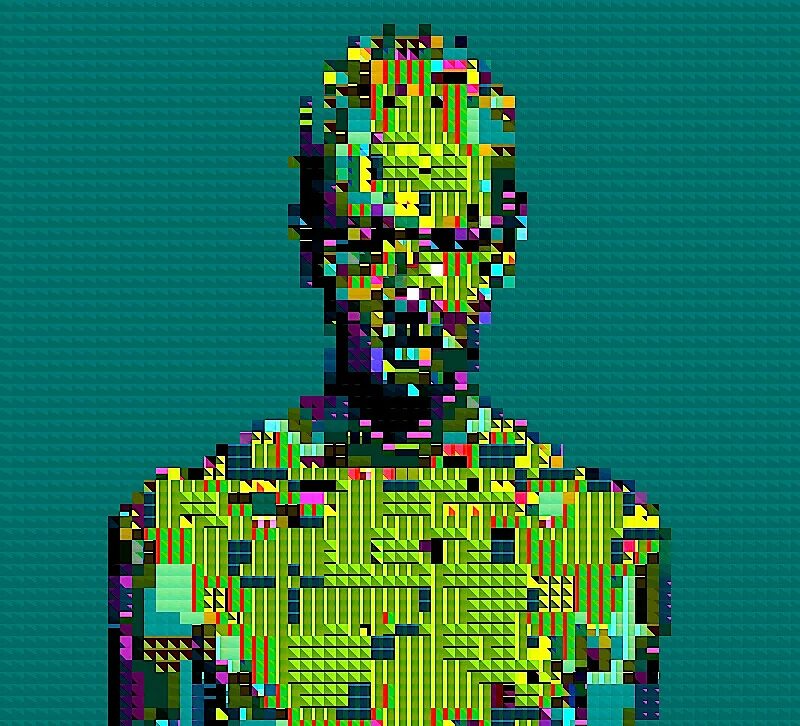 Глитч мен. Глитч мен. Ретро аватар. Глитч. Фото в стиле глитч.