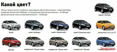 Форд про цвет автомобиля