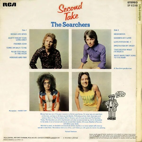 Take the second. Группа the searchers. string driven thing - second album, 1972. the ventures - rock &amp; roll forever (1972). young flowers страна: demark альбом: no. 2 год: 1969.