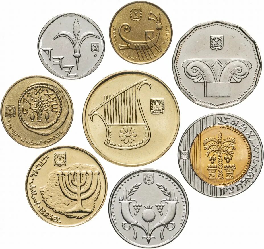 10 Шекелей монета Израиля Агора. Покупка шекелей