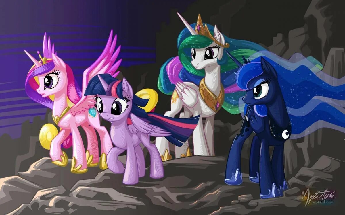 Селестия луна каденс и твайлайт. My little pony friendship is magic игра. Флаттершай рейнбоу пауэр. Видео малитал пони. My little pony принцесса селестия + каденс.